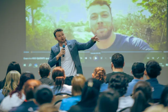 Palestra sobre conexão com o cliente